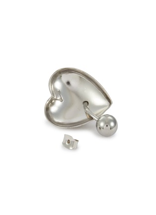 Detail View - Click To Enlarge - JUSTINE CLENQUET - Max Palladium Plated Brass Crystal Single Earring