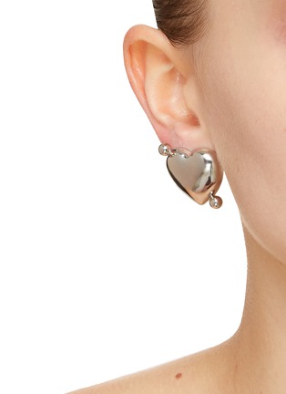 Figure View - Click To Enlarge - JUSTINE CLENQUET - Sasha Palladium Plated Brass Earrings