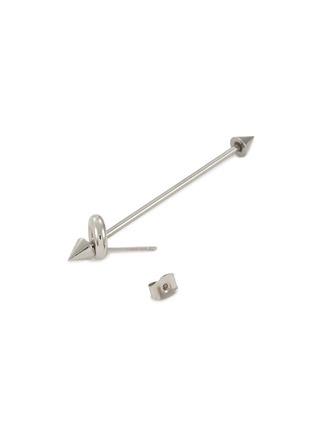 Detail View - Click To Enlarge - JUSTINE CLENQUET - Zoey Palladium Plated Earring