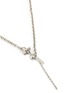 Detail View - Click To Enlarge - JUSTINE CLENQUET - Evie Palladium Plated Crystal Necklace