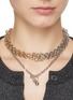 Figure View - Click To Enlarge - JUSTINE CLENQUET - Evie Palladium Plated Crystal Necklace