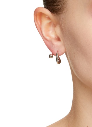 Figure View - Click To Enlarge - JUSTINE CLENQUET - Mel Palladium Plated Earrings