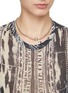 Figure View - Click To Enlarge - JUSTINE CLENQUET - Blair Palladium Plated Crystal Pearl Necklace