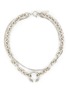 Main View - Click To Enlarge - JUSTINE CLENQUET - Gale Palladium Plated Crystal Necklace