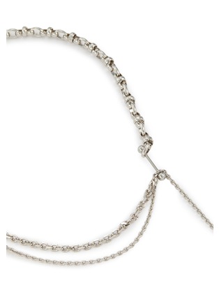 Detail View - Click To Enlarge - JUSTINE CLENQUET - Kim Palladium Plated Necklace