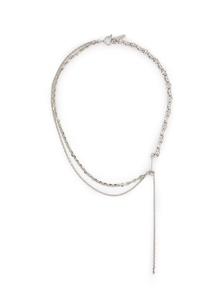 Main View - Click To Enlarge - JUSTINE CLENQUET - Kim Palladium Plated Necklace