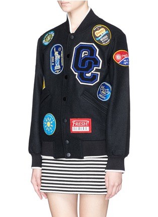 Front View - Click To Enlarge - OPENING CEREMONY - Fruit sticker varsity jacket