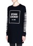 Front View - Click To Enlarge - OPENING CEREMONY - Coated barcode print T-shirt