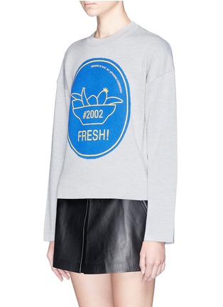Front View - Click To Enlarge - OPENING CEREMONY - 'Fresh!' cotton sweatshirt