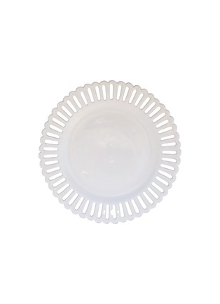Main View - Click To Enlarge - BOURG-JOLY MALICORNE - Openwork Bourg-Joly Charger Plate — White