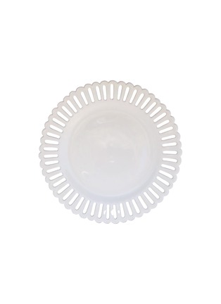 BOURG-JOLY MALICORNE | Openwork Bourg-Joly Charger Plate — White