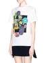 Front View - Click To Enlarge - OPENING CEREMONY - Fruit sticker print T-shirt
