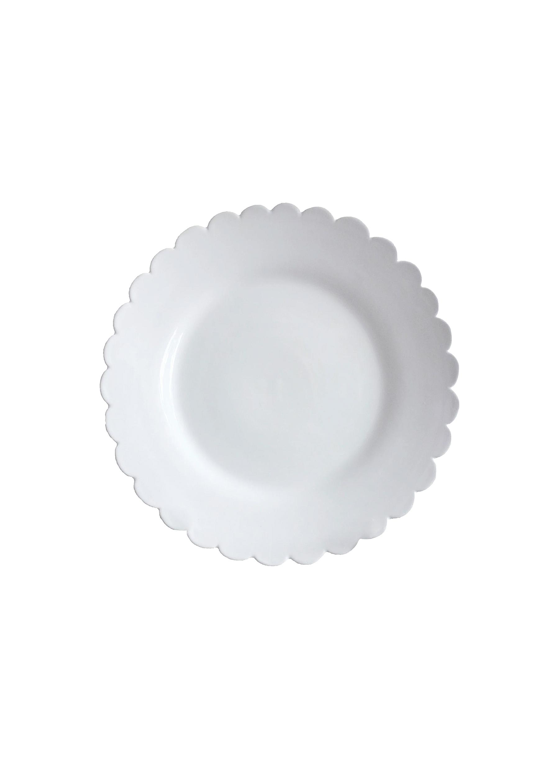 Chevet Pleine Charger Plate — White