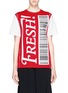 Main View - Click To Enlarge - OPENING CEREMONY - 'Fresh!' barcode label print T-shirt