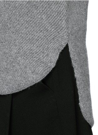 Detail View - Click To Enlarge - ALEXANDER WANG - Wool-cashmere knit sweater