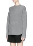 Front View - Click To Enlarge - ALEXANDER WANG - Wool-cashmere knit sweater