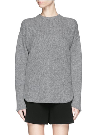 Main View - Click To Enlarge - ALEXANDER WANG - Wool-cashmere knit sweater
