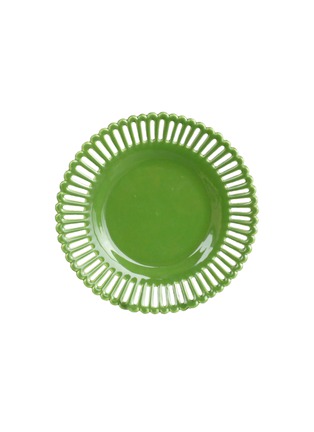 Main View - Click To Enlarge - BOURG-JOLY MALICORNE - Openwork Bourg-Joly Charger Plate — Green