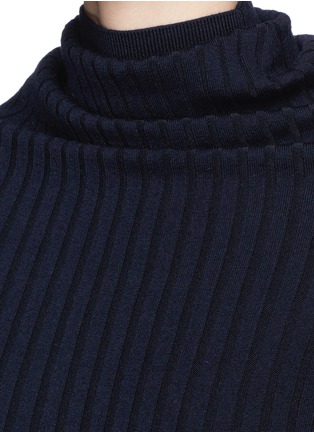 Detail View - Click To Enlarge - ACNE STUDIOS - 'Clovis' Merino wool rib knit dress