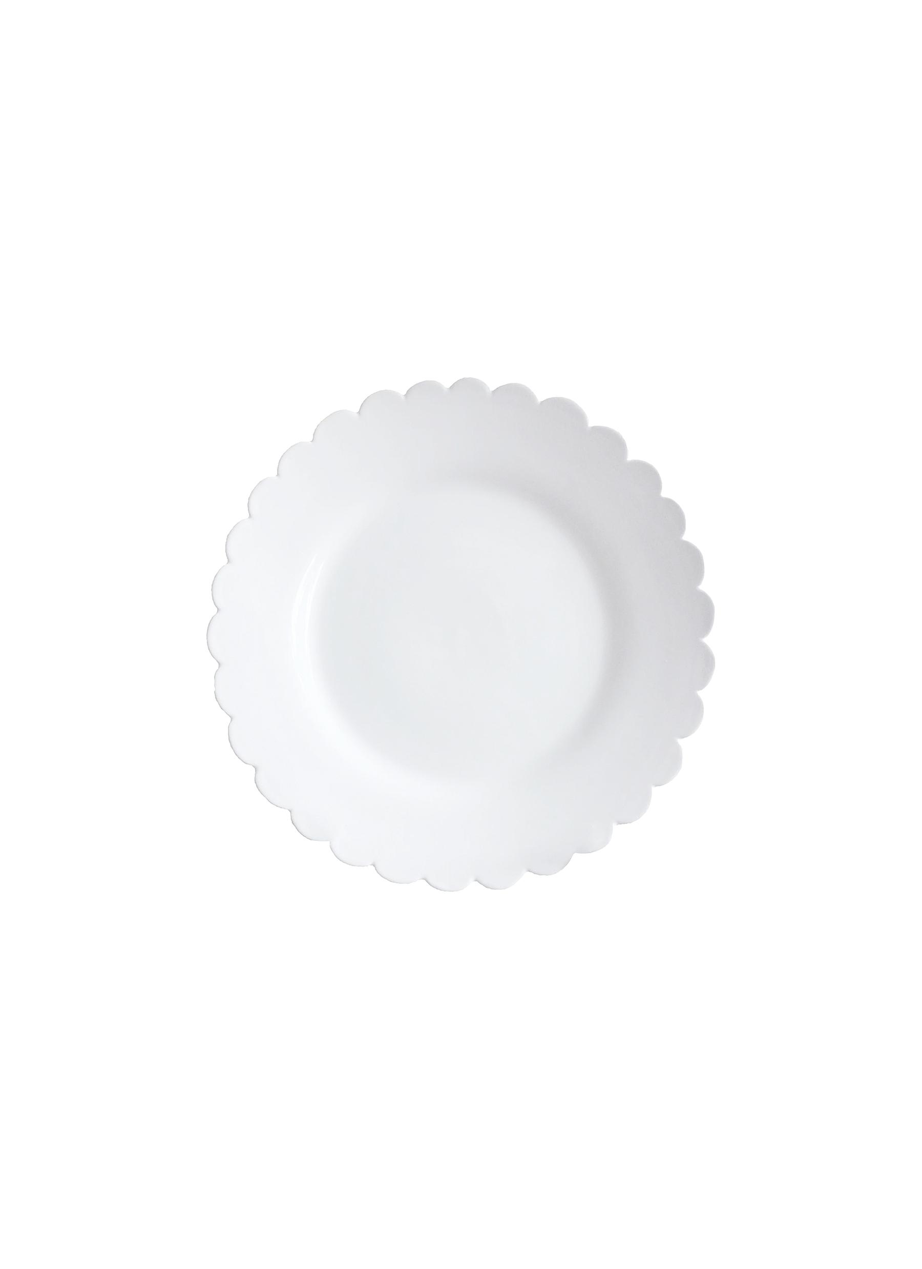 Chevet Pleine Dinner Plate — White