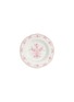 Main View - Click To Enlarge - BOURG-JOLY MALICORNE - Feston Hand Painted Antique Fleurs 94 Cake Plate — Pink Monochrome