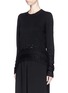 Front View - Click To Enlarge - 3.1 PHILLIP LIM - Drop-needle mohair wool knit sweater