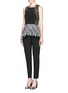 Figure View - Click To Enlarge - 3.1 PHILLIP LIM - Floral lace embroidery silk bodice top
