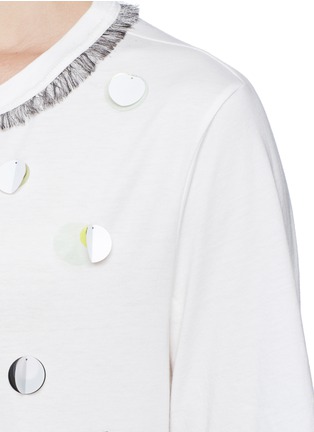 Detail View - Click To Enlarge - 3.1 PHILLIP LIM - Circle paillette jersey T-shirt