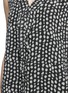 Detail View - Click To Enlarge - ARMANI COLLEZIONI - Mist dot print ruffle front sleeveless top