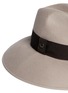 Detail View - Click To Enlarge - ARMANI COLLEZIONI - Felted wool wide brim fedora hat