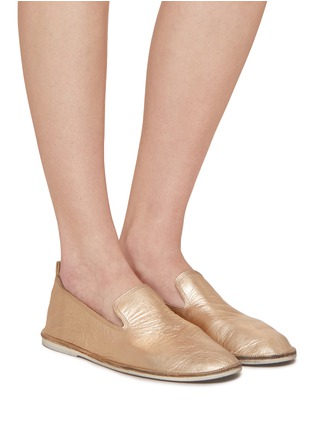 Figure View - Click To Enlarge - MARSÈLL - Strasacco Leather Loafer