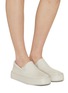 Figure View - Click To Enlarge - MARSÈLL - Cassapelle Leather Slip-ons