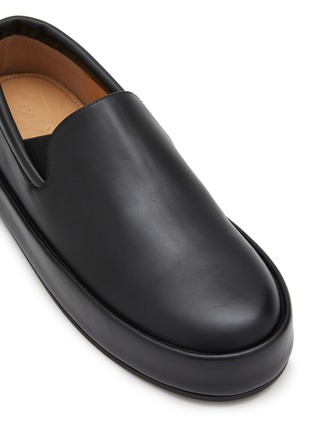 Detail View - Click To Enlarge - MARSÈLL - Cassapelle Leather Slip-ons