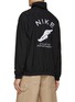 Back View - Click To Enlarge - NIKE - Logo Embroidered Highneck Jacket
