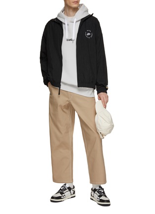 Figure View - Click To Enlarge - NIKE - Logo Embroidered Highneck Jacket