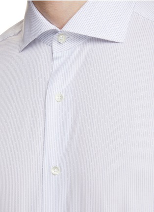  - CANALI - Dotted Line Cotton Shirt