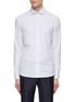 Main View - Click To Enlarge - CANALI - Dotted Line Cotton Shirt