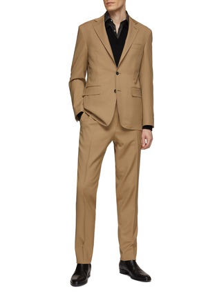 Figure View - Click To Enlarge - CANALI - Kei Single Breasted Wool Suit