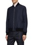 Detail View - Click To Enlarge - CANALI - Reversible Leather Bomber Jacket