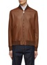 Main View - Click To Enlarge - CANALI - Reversible Leather Bomber Jacket