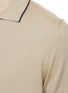  - CANALI - Contrast Trim Cotton Polo Shirt