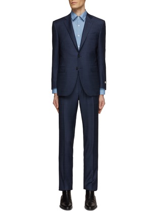 Main View - Click To Enlarge - CANALI - Milano Checked Single Breasted Suit