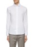 Main View - Click To Enlarge - CANALI - Spread Collar Strech Cotton Shirt