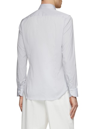 Back View - Click To Enlarge - CANALI - Stretch Cotton Shirt