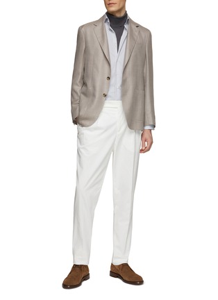 Figure View - Click To Enlarge - CANALI - Stretch Cotton Shirt