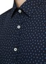  - CANALI - Leaves Pattern Pointed Collar Shirt