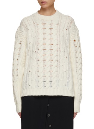 Main View - Click To Enlarge - MARIA MCMANUS - Oversized Aran Knit Sweater