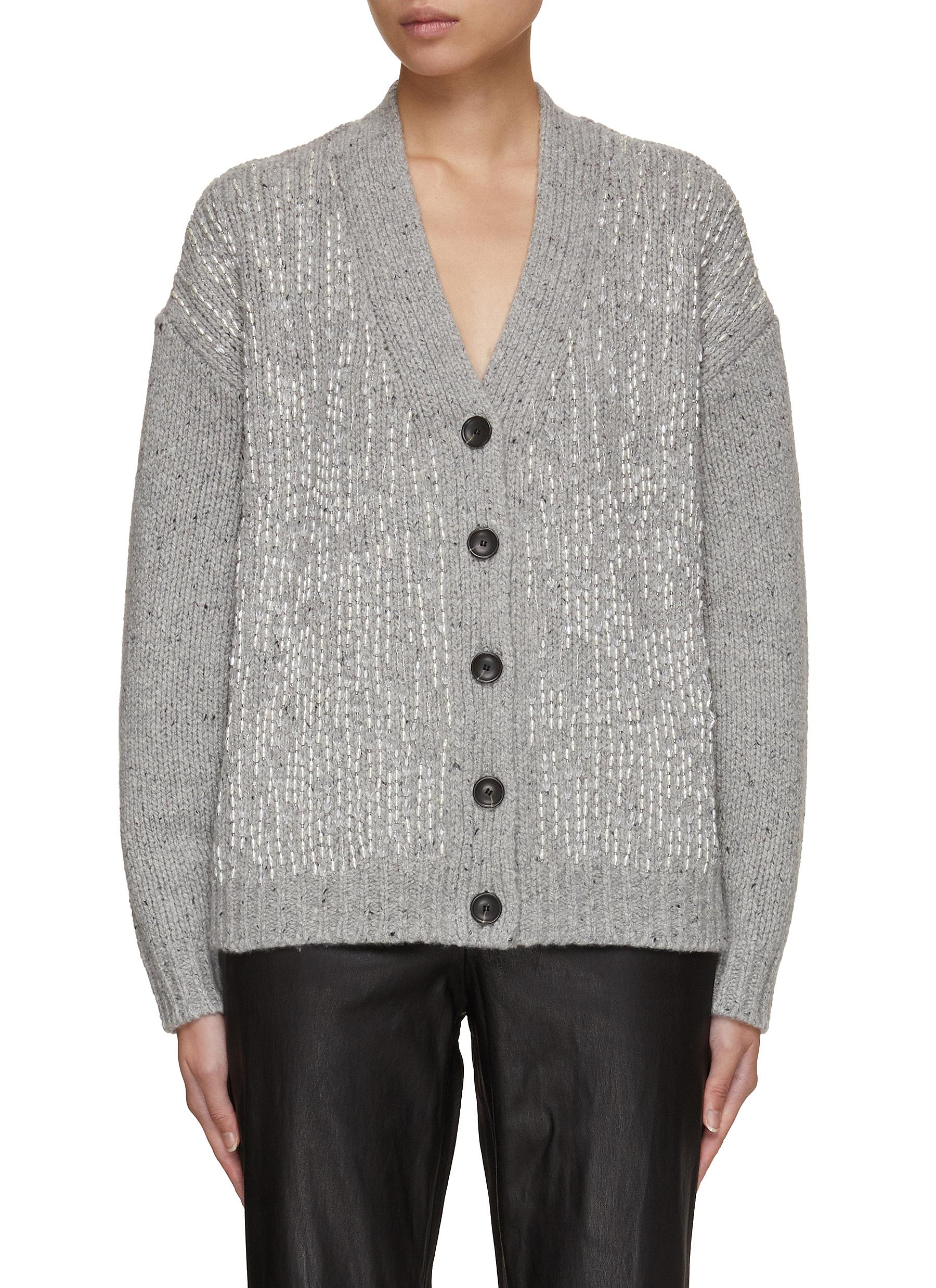 MARIA MCMANUS | Oversized Hand Beaded Cardigan | Women | Lane Crawford