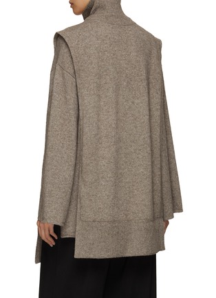 Back View - Click To Enlarge - BY MALENE BIRGER - Knit High Neck Layered Top