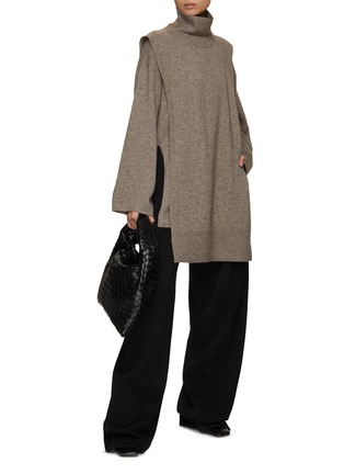Figure View - Click To Enlarge - BY MALENE BIRGER - Knit High Neck Layered Top